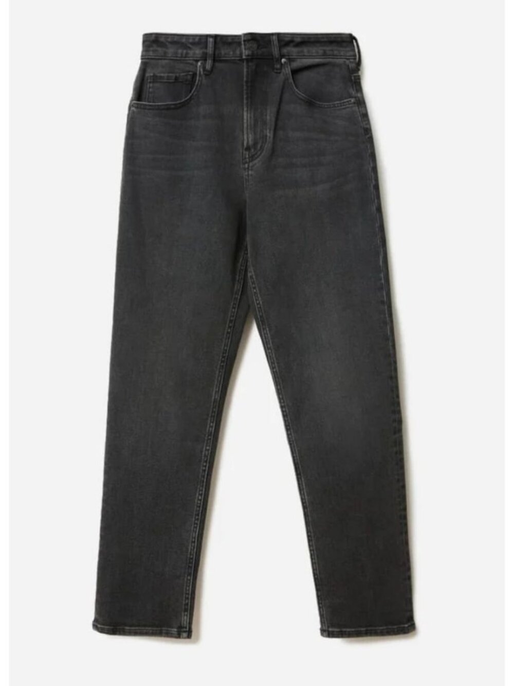 Everlane Women's Straight Leg Jeans — Curvy Cheeky in Washed Black